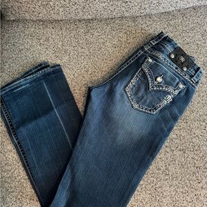 Miss Me Dark Blue Boot Cut Jeans